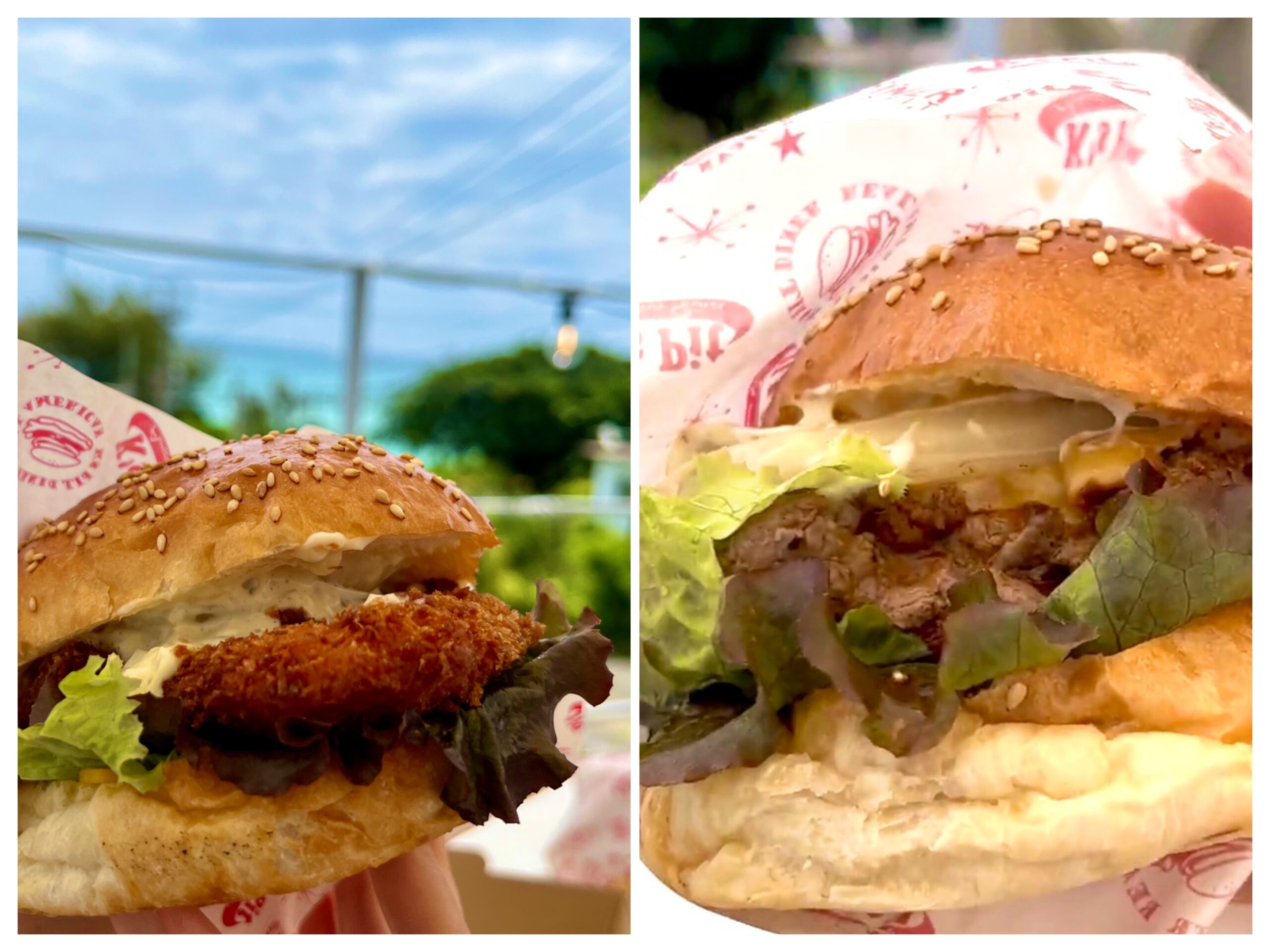 パーラー　K's Pit 沖縄のハンバーガーの写真