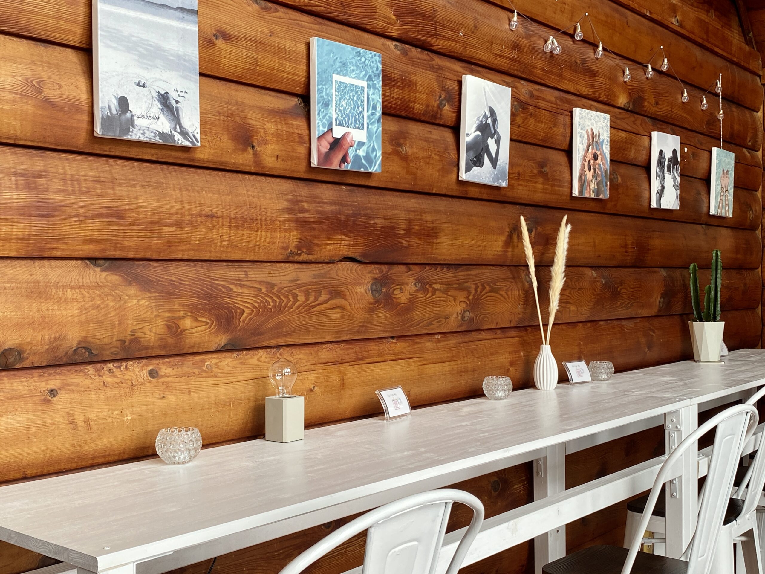 Luahoano cafeのテーブルの写真